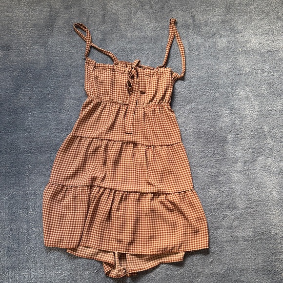 Dresses & Skirts - Gingham  Sundress in Brown